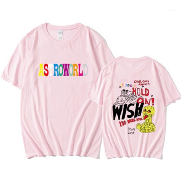 

шея сыпучие пару моделей tops tshirts человек astroworld футболка мода letter pattern короткие рукава tee дизайнер мужской new summer casual, White;black