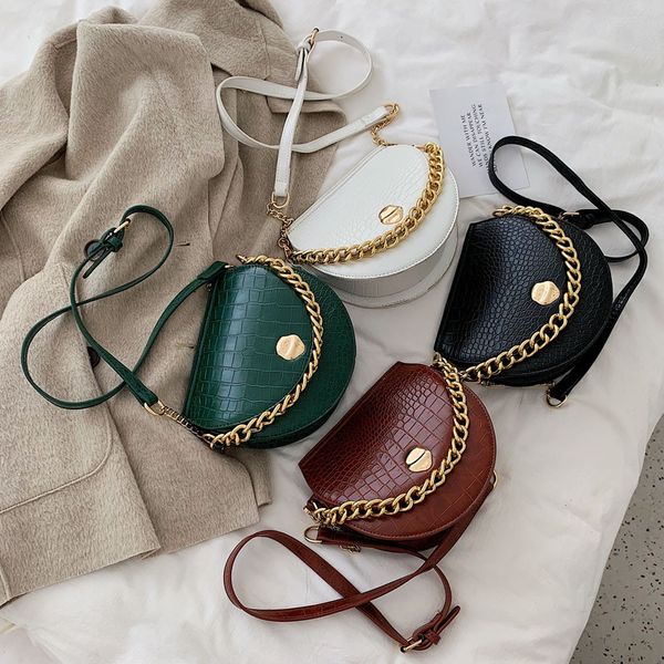 Vendita calda MAIOUMY Messenger Bag Women 2019 Nuove borse a tracolla a sella Fashion Stone Pattern Borsa a tracolla a catena di alta qualità