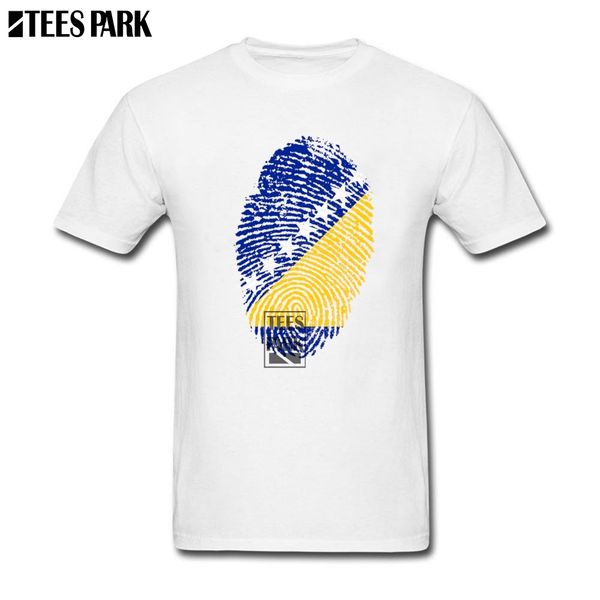 

funky t shirt bosnia and h. flag fingerprint designer t shirts male crewneck short sleeve t shirts new style sport hooded sweatshirt hoodie