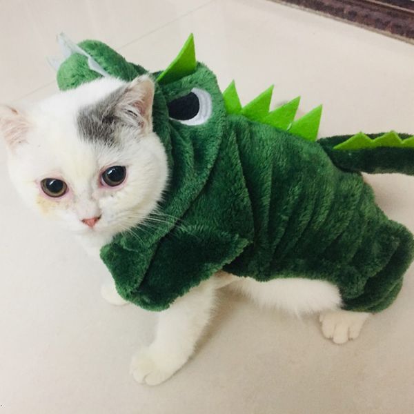 

cute pet cat dragon costume winter warm clothes cats dogs clothing goods for pets products katten kleding mascotas ropa gato