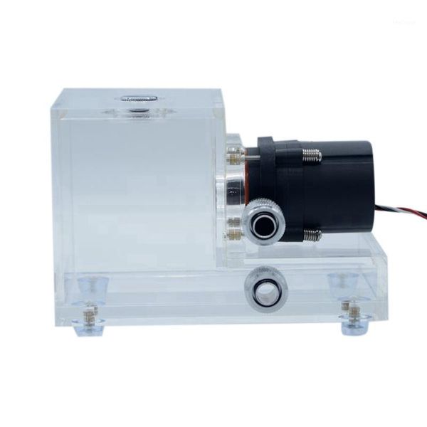 

fans & coolings emod gqsx-t1 industrial notebook pc water cooler cubic transparent tank pump 500l/h capacity 600ml1