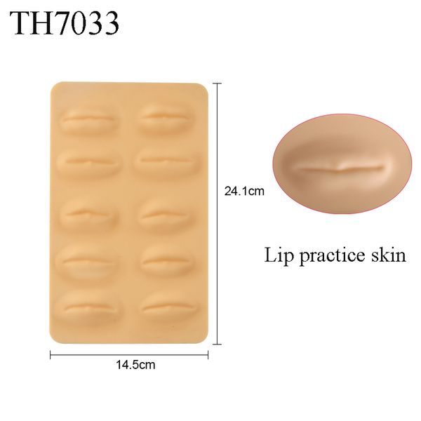 

1set silica gel 3d tattoo practice skin permanent cosmetics microblading supplies tools for beginners tattoo accessories lip exercise skin