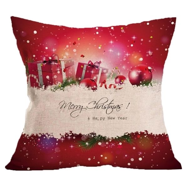 

colorful linen 45*45cm pillow case sofa car home decorative soft cushion cover sf-express