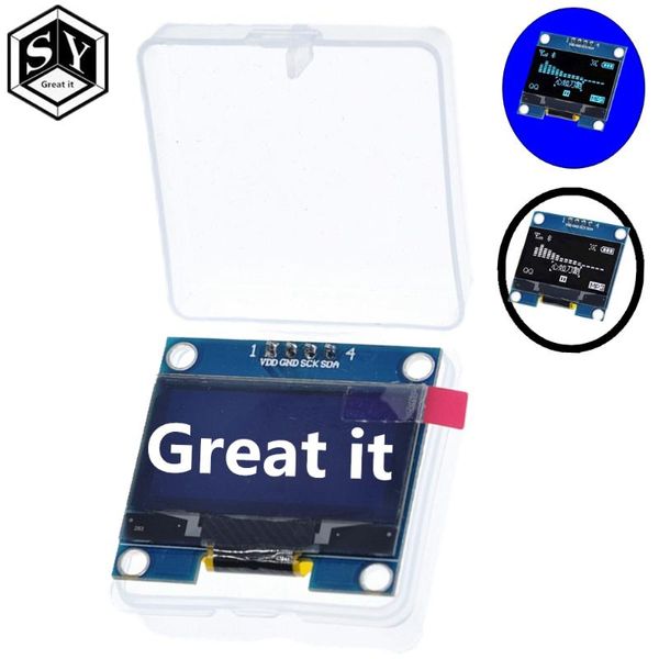 

1.3" oled module white color 128x64 1.3 inch oled lcd led display module 1.3" iic i2c communicate with case