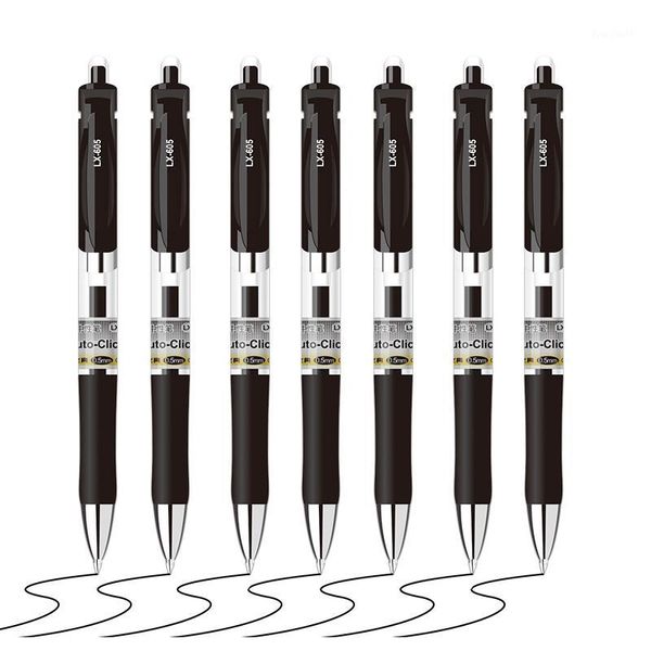 

special offer /12pcs press gel pen 0.5mm black carbon pen gel 605-k35 signing1