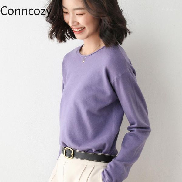 

autumn winter sweater women's thin knitted pullover casual round neck korean fashion loose-fit sweaters office bottoming sueter1, White;black