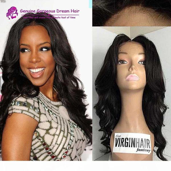 

130 density full lace wig glueless brazilian full lace human hair wigs with baby hair for black woman thick and soft wig, Black;brown