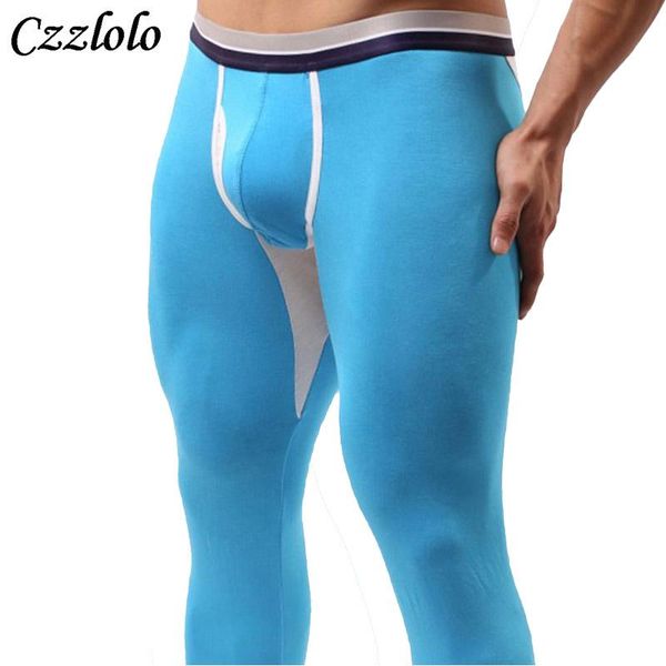 

czzlolo winter warm men long johns modal solid thermal underwear men thermo underwear long johns underpants, Black;brown