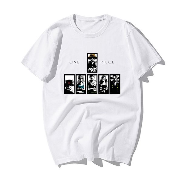 

fashion one piece japanese anime luffy the straw hat pirates cool summer shortsleeve streetwear hooded sweatshirt hoodie men t shirt