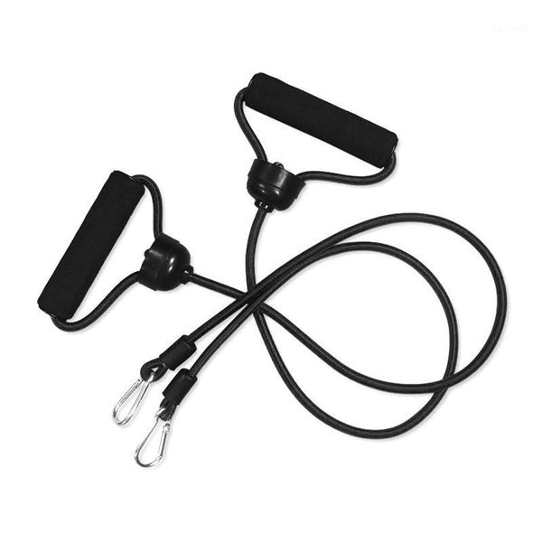 

resistance bands 1pair men women training pull rope yoga sit up fitness equipment elastic gym workout exercise with handle home1