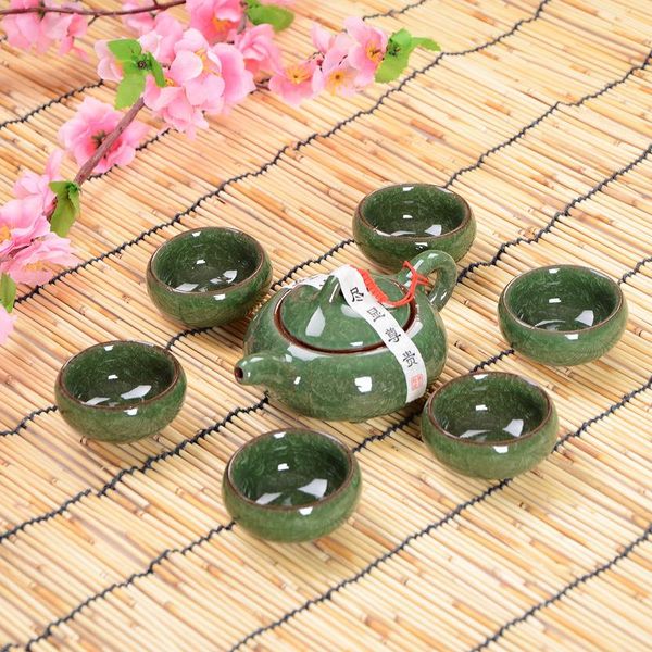 

заводские семь цветов crackle glaze чайный сервиз горшком шесть чашек kung fu чайный сервиз бизнес подарков настройка jlldza ffshop2001