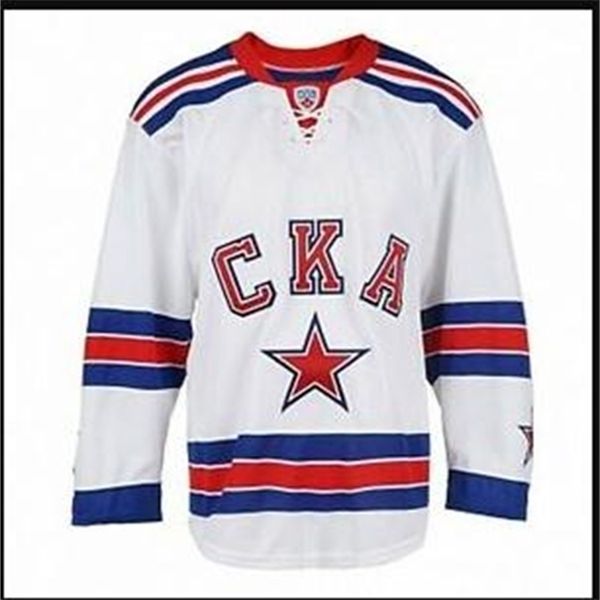 

custom 121 russia ska st. petersburg khl no name no number hockey jersey size s-4xl or custom any name or number jersey, Black