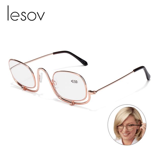 

лесов женщины складные макияж глаз макияж увеличительные очки для чтения + 1,5 + 2,0 + 2,5 + 3,0 + 4,0 лупа очки, Silver