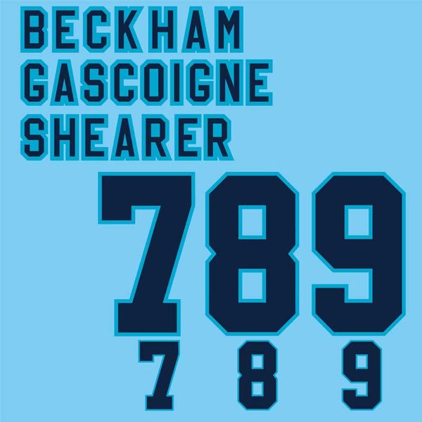 

garment manual diy flocking beckham gascoigne 8 shearer 9 nameset