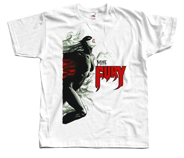 

miss fury v7, poster, character t shirt dtg white all sizes s 3xl fashion t shirts summer straight harajuku sport hooded sweatshirt hoodie