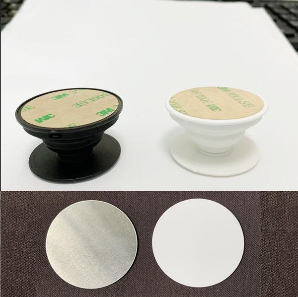 

round universal cell phone finger holder with aluminum sublimation insert for customized phone stand mount holder grip bracket