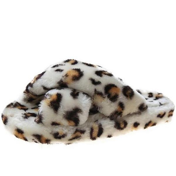 

promotion plus size open-toe plush slippers winter home slippers home cotton shoes flat warm comfortable shoes woman's, Black