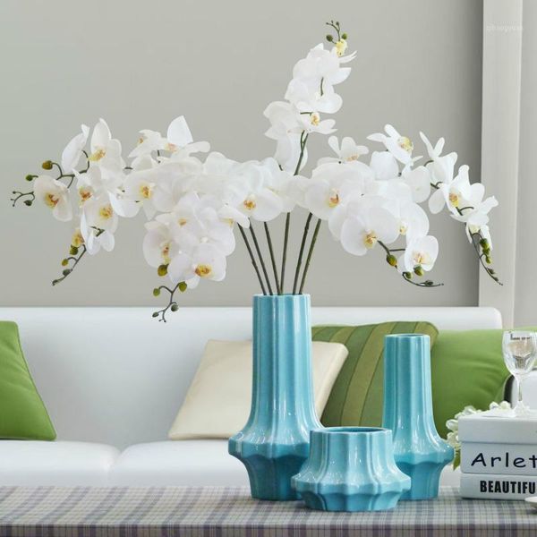 

- wholesale 100pcs/lot real touch moth orchid butterfly flower artificial wedding el party interior trim1 decorative flowers & wreaths