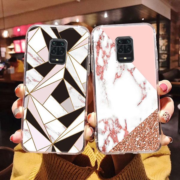 

bgrfredmi 9c mobile phone case silicone marble sheath note 9 pro max 9s tpu soft protective case redmi 9c nfc 9a mobile phone caseswza