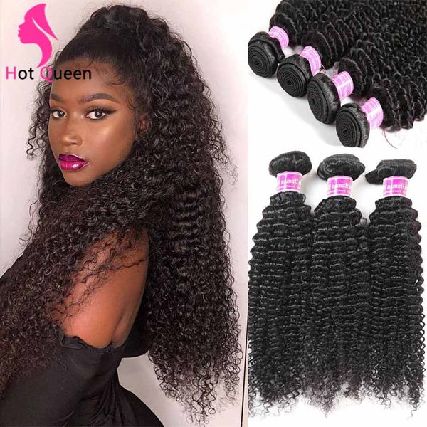

india jerry curl human hair weave hair weaving curly brazilian maiaysian indian cambodian jerry curly 3pcs bundles fast delivery, Black