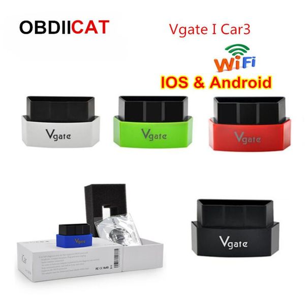 

5pcs/lot wholesale price vgate icar2 bluetooth obd scanner icar 2 elm327 bluetooth diagnostic interface code scanner ship