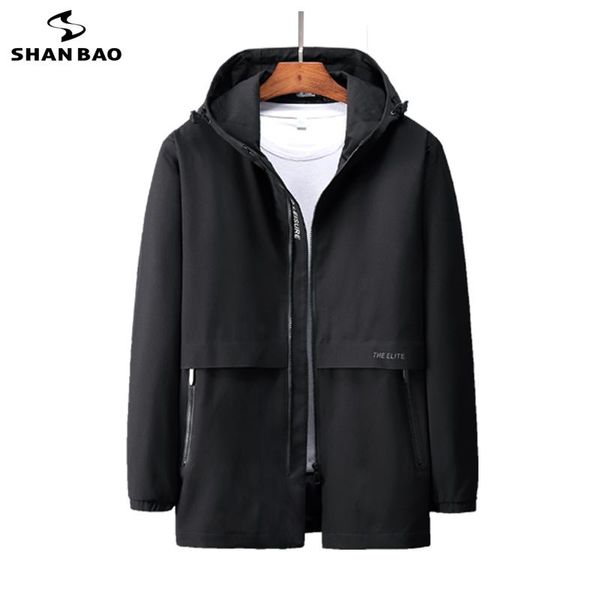 

men's trench coats shan bao zipper pocket men long coat 2021 spring classic fashion youth casual hooded jacket 5xl 6xl 7xl 8xl, Tan;black