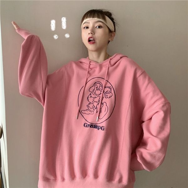 

yrvj5 fat mm large size sweater women's clothing 2020 autumn long hooded new korean style thin winter sweater women's and sleeve, Black