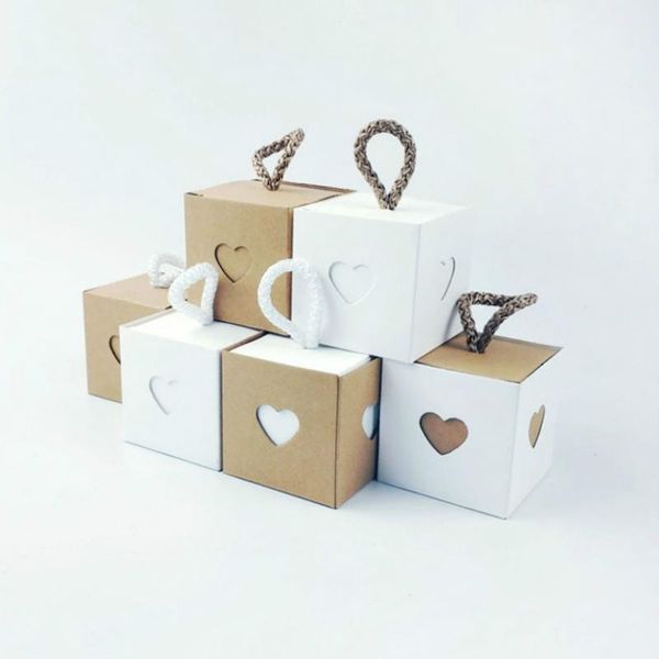 

50pcs kraft paper gift box party favors christmas candy box gift boxes for party favors boxes for candy