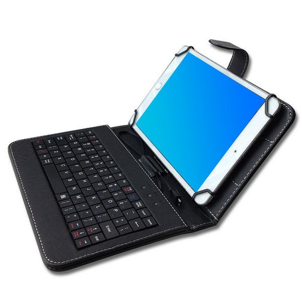 

besegad tablet pu кожа крышки кожи чехол protector с прикрепленными проводная клавиатура для android tablet 7 8 дюймов аксессуары yxldkq