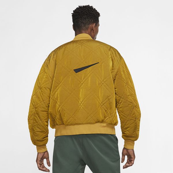 

19fw sport baseball uniform jacket double-sided wear rhombus lattice coats street outerwear winter warm cotton jackets outdoor hfymjk283, Black;brown