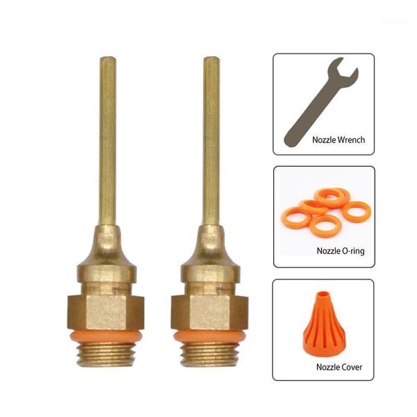 

1.5x55mm1.8x55mm melt glue gun nozzle small-bore nozzle long copper with gum cover glue gun replaceable accessories1