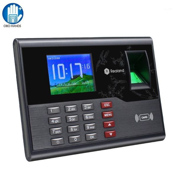 

2.8inch tcp/ip usb biometric time attendance system rfid fingerprint reader employee check-in time clock record machine a-c1211