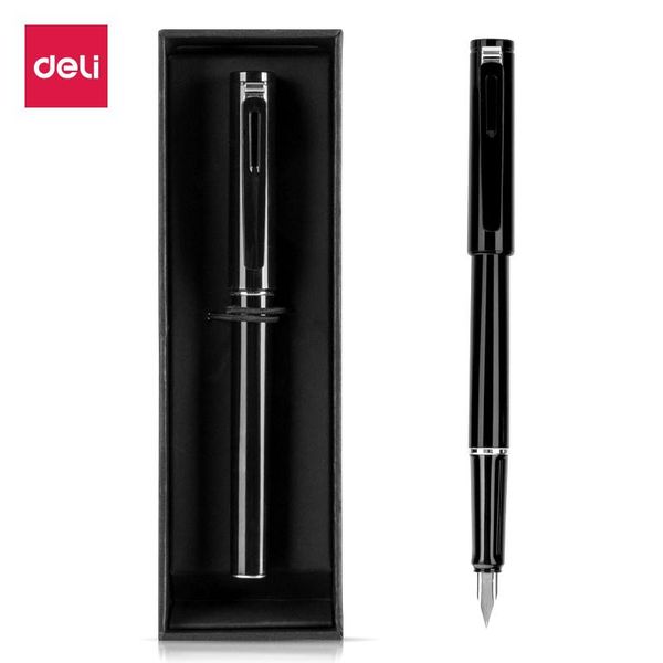 

fountain pens deli business office pen stainless steel fine tip with refills student school stationery supplies ink nibs for writing