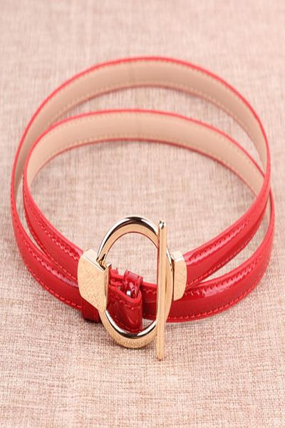 

мода горячей продажи лакированной кожи ремни для женщин сплошного тонкого корсета cummerubnds all-матч нового adjust поясов фрак женского bb, Black;brown