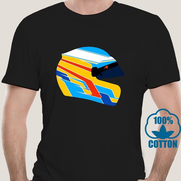 

3612a fashion graphic tees fernando alonso helmet illustration car racinger t shirt new men t-shirt(1) sport hooded sweatshirt hoodie