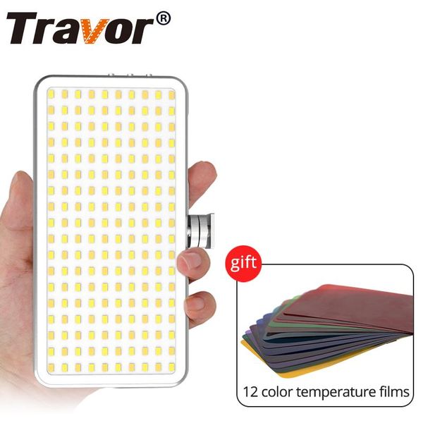 

travor led lights video light 180 pcs led dimmable 3100k 5500k camera panel light with shoe for p pgraphy youtube
