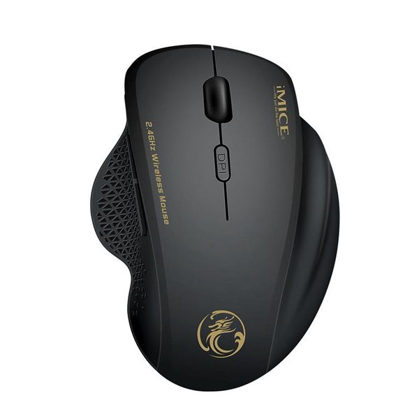 

imice wireless gaming mouse ergonomic mouse 6 keys led 1600 dpi computer charge gamer mice for pubg fps game