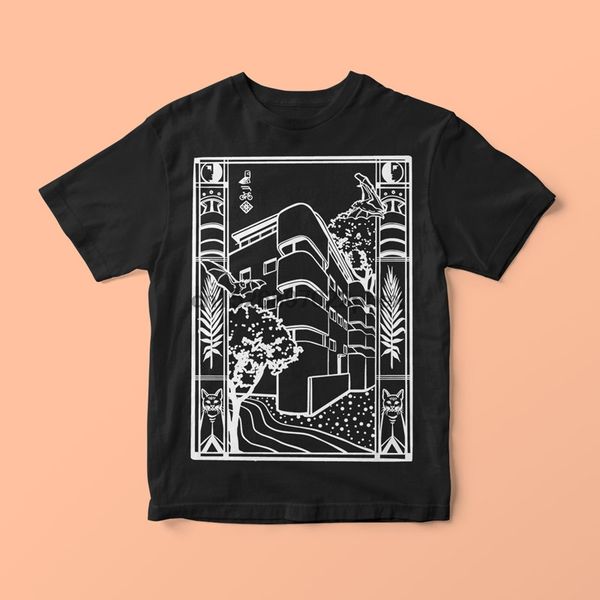 

white city teebauhaus illustration and screen printing tel aviv gif i love tel aviv men sport hooded sweatshirt hoodie t shirt