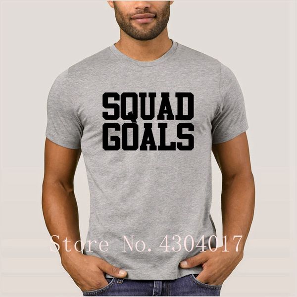 

squad goals t-shirt regular humorous men's t shirt solid color camisetas 100% cotton funky pop tee sport hooded sweatshirt hoodie