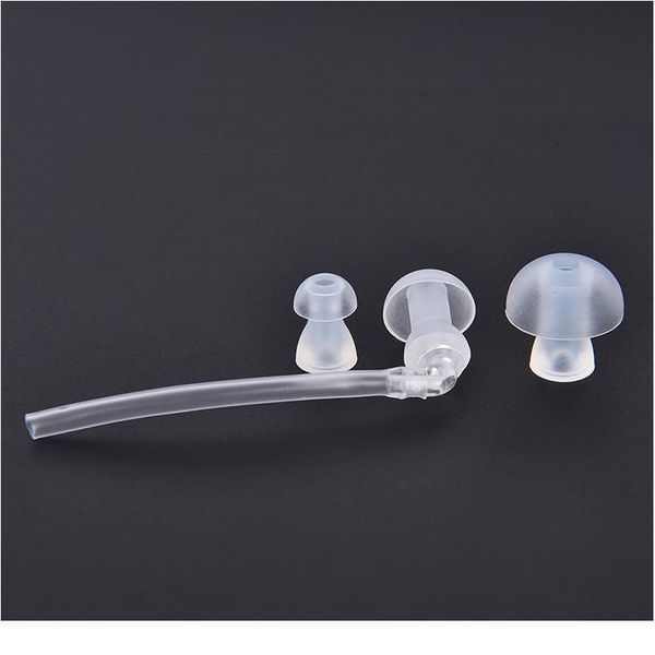 

1tubes + 3 ear plugs(l m s) hearing aids accessories earpiece hearing aid earplug eartips with so sqcdpt
