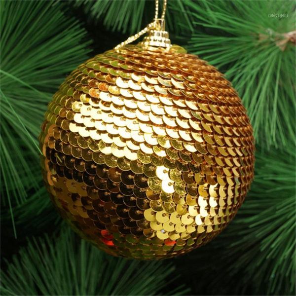 

party decoration 8cm glitter christmas ball pendants tree decor balls xmas ornament balls1