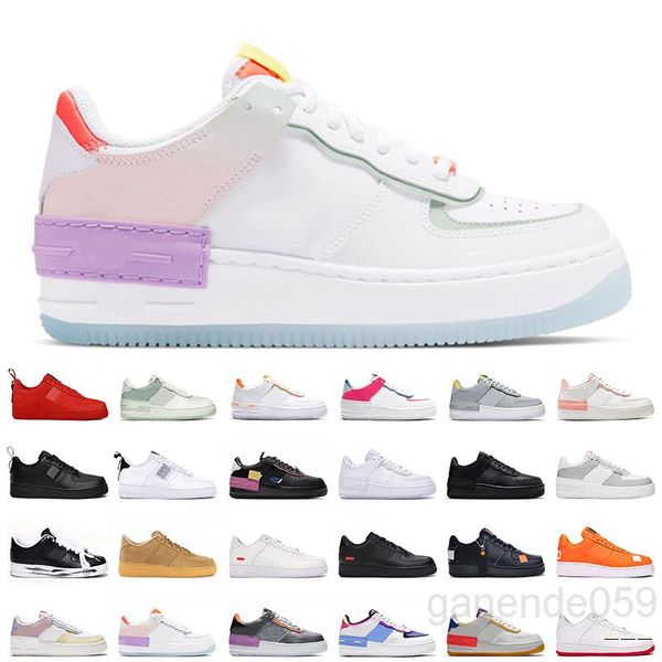 

luxury platform sneakers one 1 womens mens casual shoes force black volt mca university blue forces shadow trainers hg9m