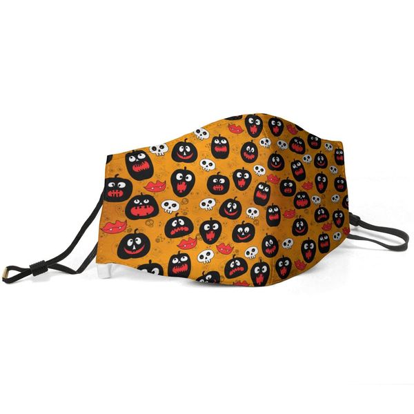 

kids anti-dust-ma-sk-onesize outdoor balaclava-ma-sk-school yellow pink a day of dead skull skeletons mouth cover adjustable breathab