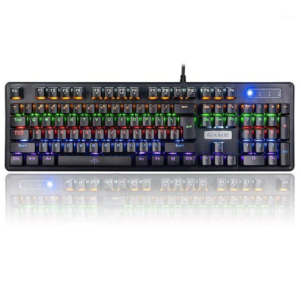 

keyboard mouse combos waterproof shining dustproof keyclick mechanical internet cafes e-sports game really keybo1