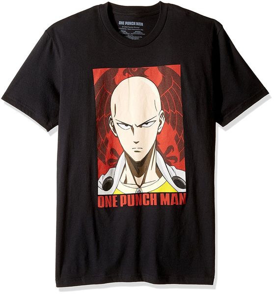 

sport casual printing tee authentic one punch man saitama portrait anime t-shirt s-2xl new summer t-shirt