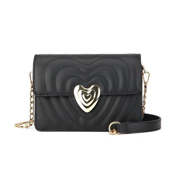 

2020 new fashion women shoulder bag chain strap flap designer handbags clutch bag ladies messenger bags with metal buckle