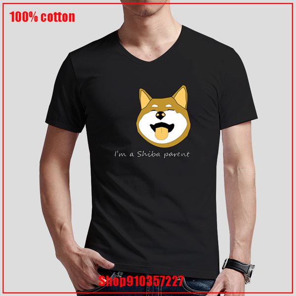 

cartoon shiba parent print v casual short sleeve fashion cute style new arrival camiseta sport hooded sweatshirt hoodie t shirt