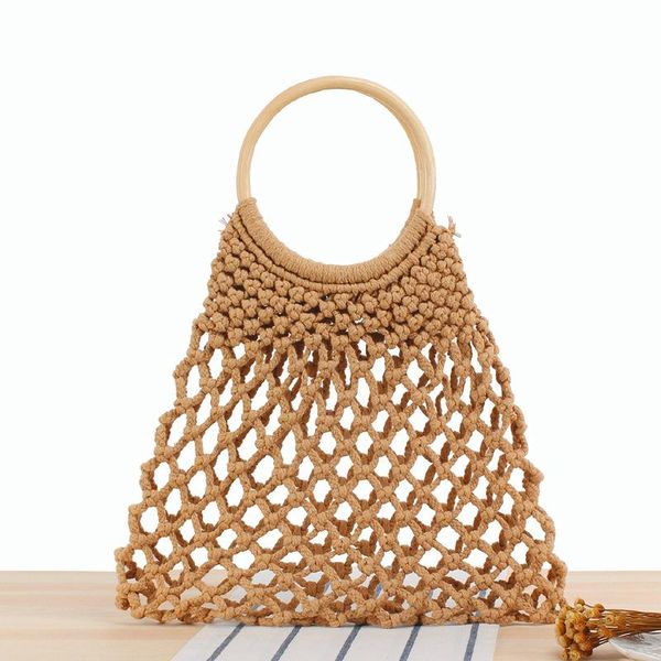 

new fashion solid hollow out women straw bags ladies summer beach bags for holiday travel bag vintage handbags for women bolsos