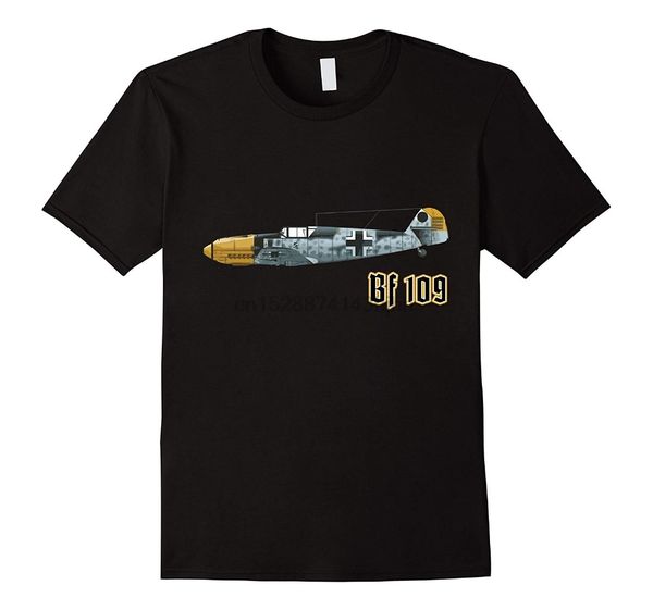 

2020 fashion short sleeve luftwaffe bf109 warbird fighter ww2 aircraft custom tees sport hooded sweatshirt hoodie