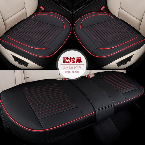 

four seasonscar seat cover leather pu automobiles seat cover universal car cushion protector pad mats accessories for auto
